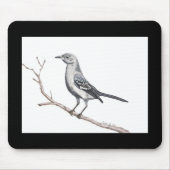 Texas Mockingbird Mousepad Muismat (Voorkant)