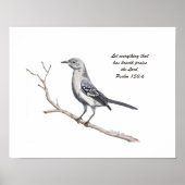 Texas Mockingbird Print (Voorkant)