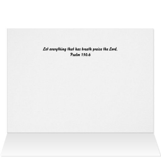 Texas Mockingbird Small Card (Binnen Horizontaal (Boven))