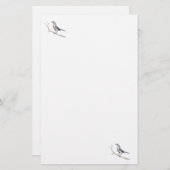 Texas Mockingbird Stationery Briefpapier (Voorkant / Achterkant)