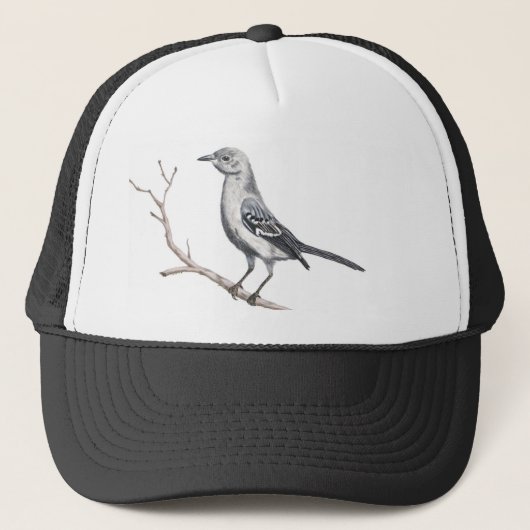 Texas Mockingbird Trucker Hat Trucker Pet (Voorkant)