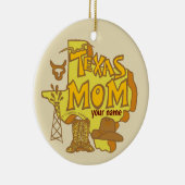 Texas Moeder Keramisch Ornament (Rechts)