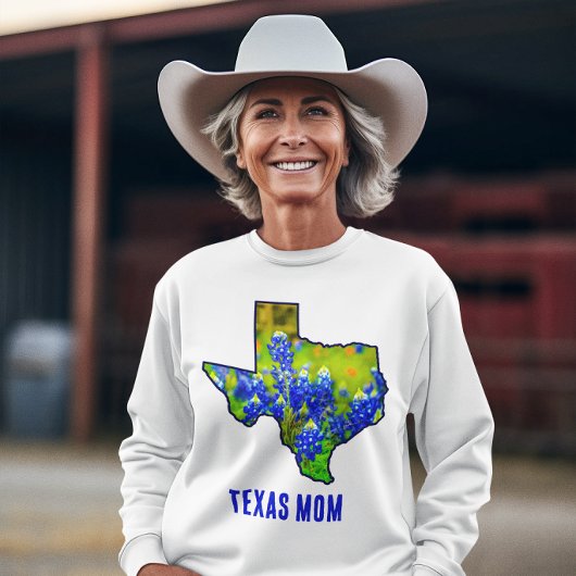 Texas Moeder Texas Bluebonnets Bloemen Trui