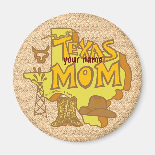 Texas Mom magneet (Voorkant)