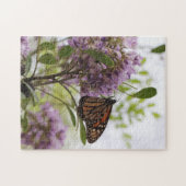 Texas Monarch Butterfly | Mountain Laurel Flower Legpuzzel (Horizontaal)