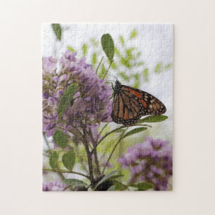 Texas Monarch Butterfly   Mountain Laurel Flower Legpuzzel
