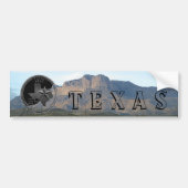 Texas Mountains Bumpersticker (Voorkant)