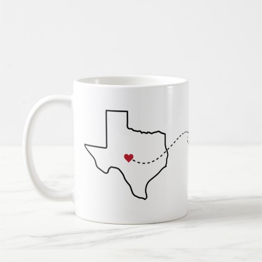 Texas naar Arizona - Heart2Heart Koffiemok (Links)