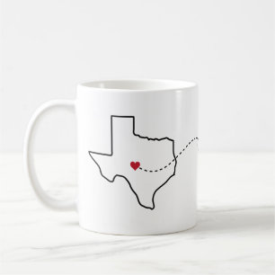 Texas naar Illinois - Heart2Heart Koffiemok