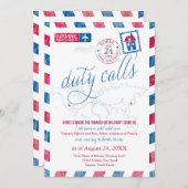 Texas naar Korea Luchtpost Militaire Verhuizing Kaart (Voorkant / Achterkant)