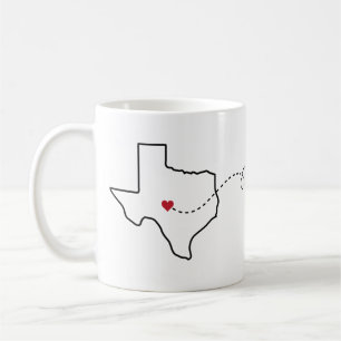 Texas naar Louisiana - Heart2Heart Koffiemok