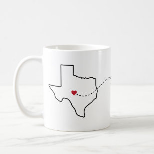 Texas naar Michigan - Heart2Heart Koffiemok