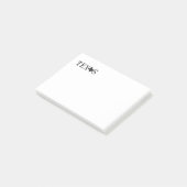 Texas Name with State Shaped Letter Post-it® Notes (Schuin)