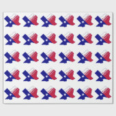 Texas Native Flag Map Cadeaupapier (Vlak)