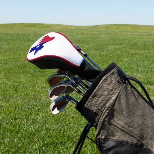 Texas Native Flag Map Golfheadcover (Insitu)