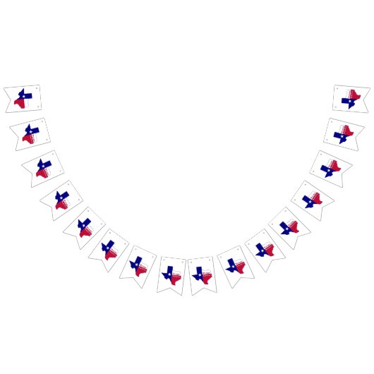 Texas Native Flag Map Vlaggetjes (Alle)