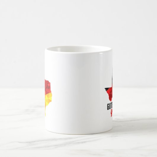 Texas Native Polygon German Flag Koffiemok (Center)