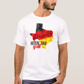 Texas Native Polygon German Flag T-shirt (Voorkant)