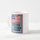 Texas Navy-mok koffie Koffiemok (Voorkant links)