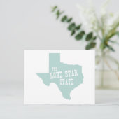 Texas Nickname Texan Lone Star State Texian Motto Briefkaart (Staand voorkant)