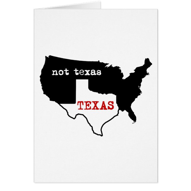 Texas / Niet Texas (Voorkant)