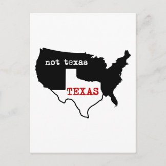 Texas / Niet Texas Briefkaart