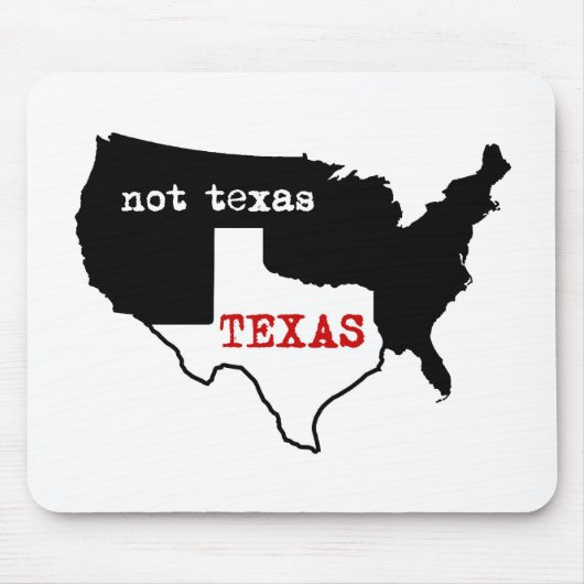 Texas/niet Texas Muismat (Voorkant)