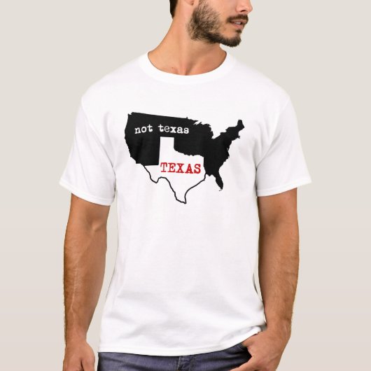 Texas / Niet Texas T-shirt (Voorkant)
