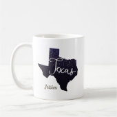 Texas Night Stars State Shape Koffiemok (Links)