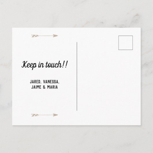 Texas Night Stars State Shape Moving Announement Aankondigingskaart (Achterkant)