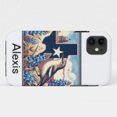 Texas Northern Mockingbird en Bluebonnet Flower Case-Mate iPhone Case (Achterkant (horizontaal))