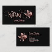 Texas Notional Loan Signing Agent Modern Blush Pin Visitekaartje (Voorkant / Achterkant)