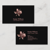 Texas Notional Loan Signing Agent Modern Blush Pin Visitekaartje (Voorkant / Achterkant)