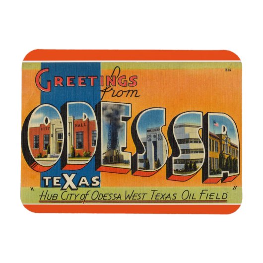 Texas, Odessa magneet (Horizontaal)