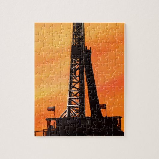 Texas Oil Rig Legpuzzel (Verticaal)