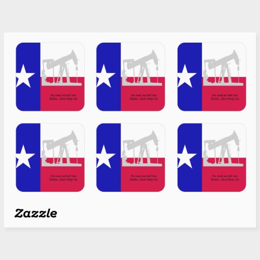 Texas Oil Rig Sticker (Vel)