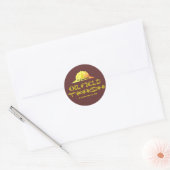 Texas Oilfield Trash Ronde Sticker (Envelop)
