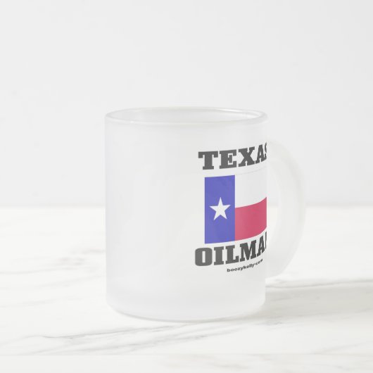 Texas Oilman, Mok met diepgevroren glas (Voorkant rechts)