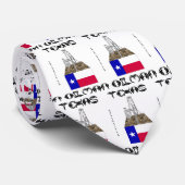 Texas Oilman, Oil Field Gift, Stropdas, Necktie, O Stropdas (Opgerold)