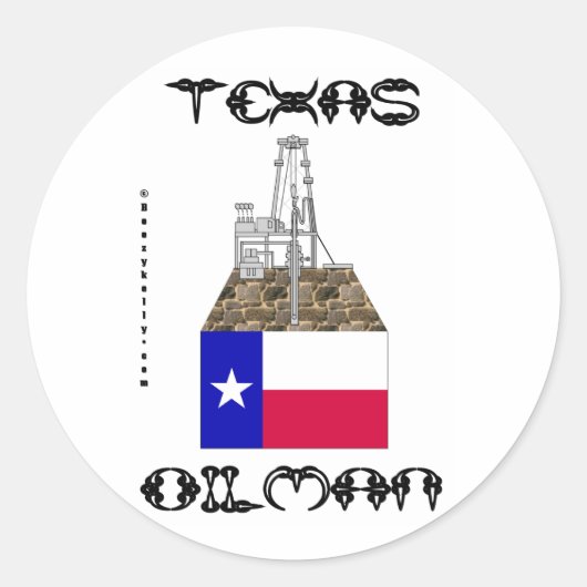 Texas Oilman Oil, Field Sticker (Voorkant)