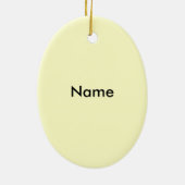Texas Oma Keramisch Ornament (Achterkant)