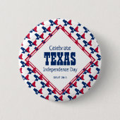 TEXAS ONAFHANKEDENDAG Christelijk Ronde Button 5,7 Cm (Voorkant)