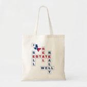 TEXAS Onroerend goed Texaanse makelaar Tote Bag (Voorkant)
