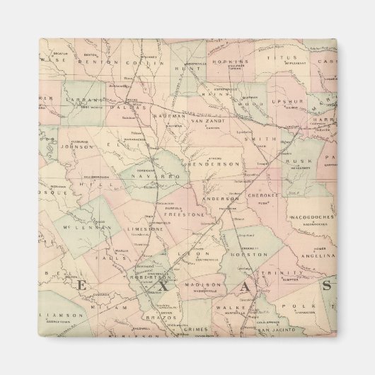 Texas, oostelijk deel magneet (Voorkant)