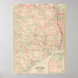 Texas, oostelijk deel poster