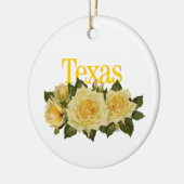  Texas Ornament met gele rozen (Links)