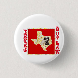 TEXAS OUTLAW RONDE BUTTON 3,2 CM