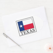 Texas Ovale Sticker (Envelop)