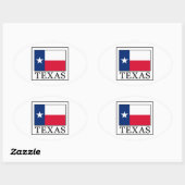Texas Ovale Sticker (Vel)