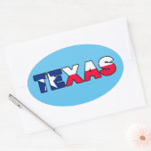 Texas Ovale Sticker (Envelop)